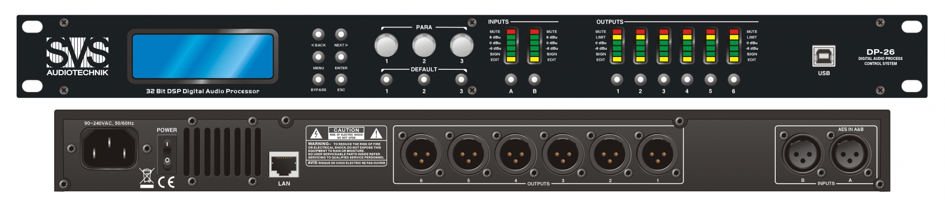 SVS Audiotechnik DP-26 Цифровой процессор: 2 входа 6 выходов в Климовске