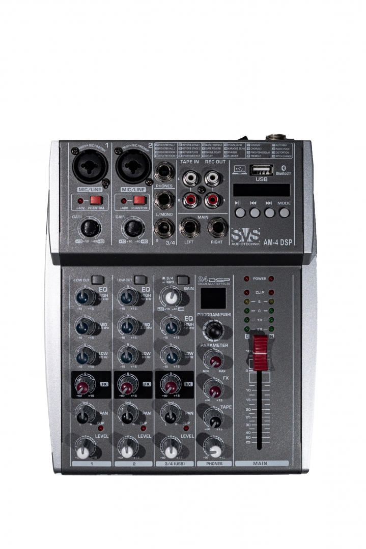 SVS Audiotechnik mixers AM-4 DSP Аналоговый микшерный пульт, 4-канала в Климовске